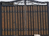 ساخت درب چوبی باغ